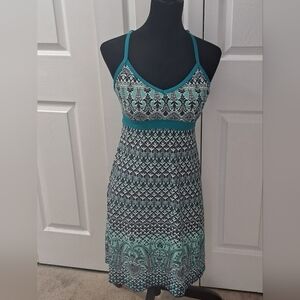 Athleta Shorebreak Racerback Printed Dress  Size S